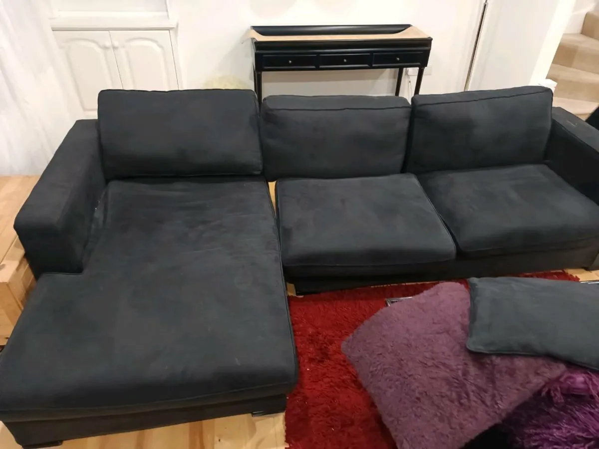 L shaped couch sofa - Image 1