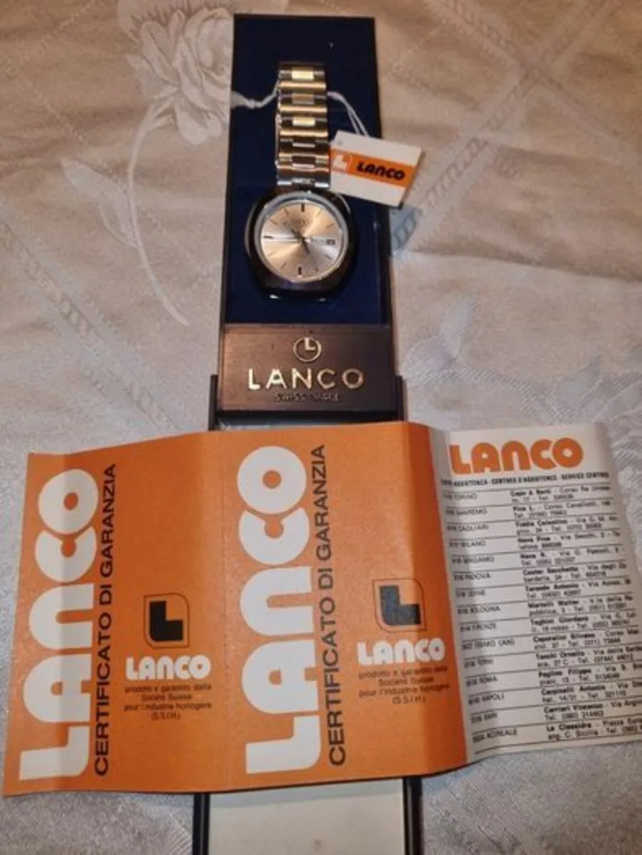 Vintage Lanco Automatic Swiss Watch - Image 4