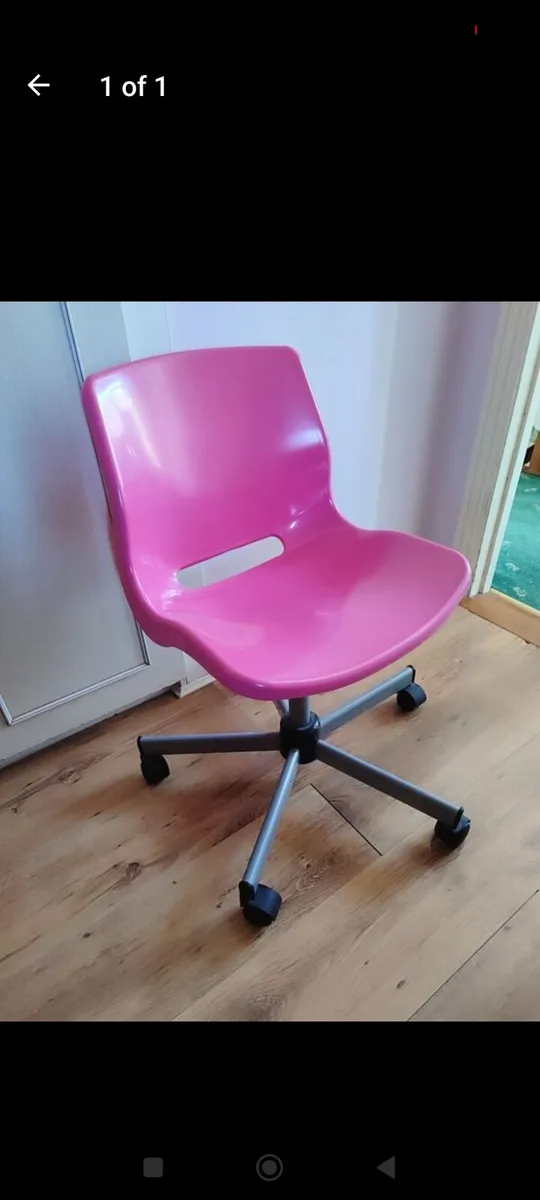 Ikea pink chair