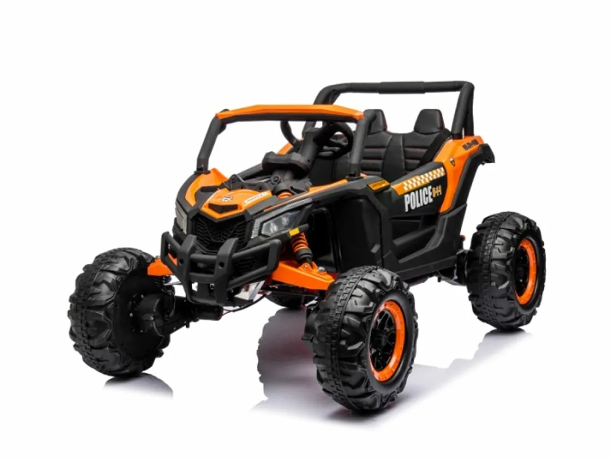 12V UTV Ride on Kids Toy Orange - Image 2