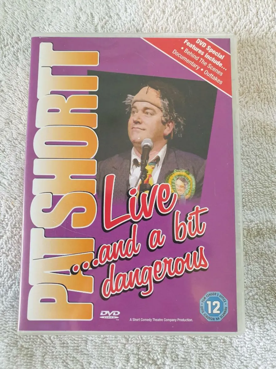 Pat Shortt Live and a Bit Dangerous 2003 Irish DVD - Image 1