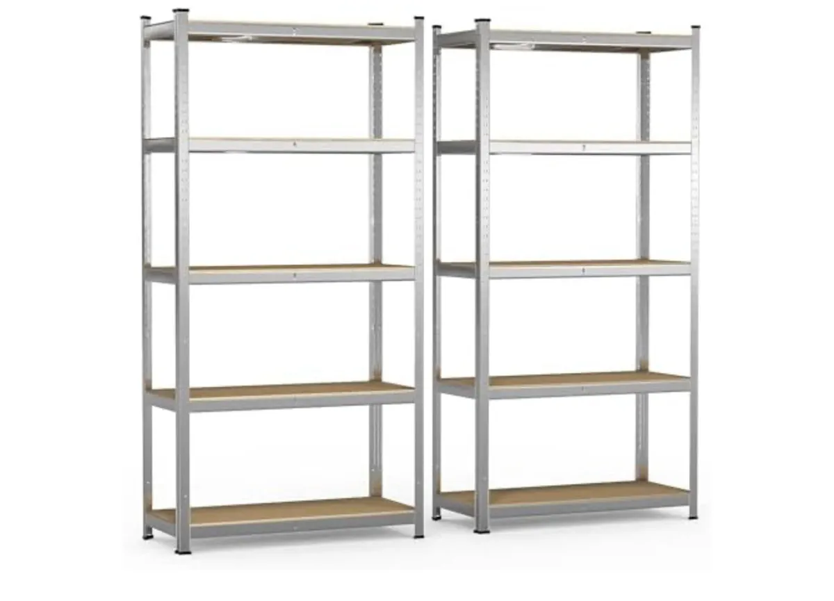 Heavy Duty Storage Shelving Units – Set of 4 - Image 1