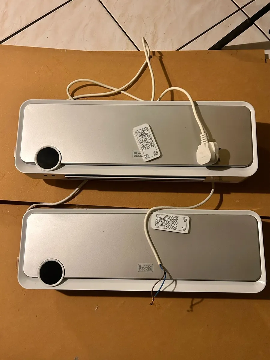 Black+Decker Electric Panel Heaters – 2 units
