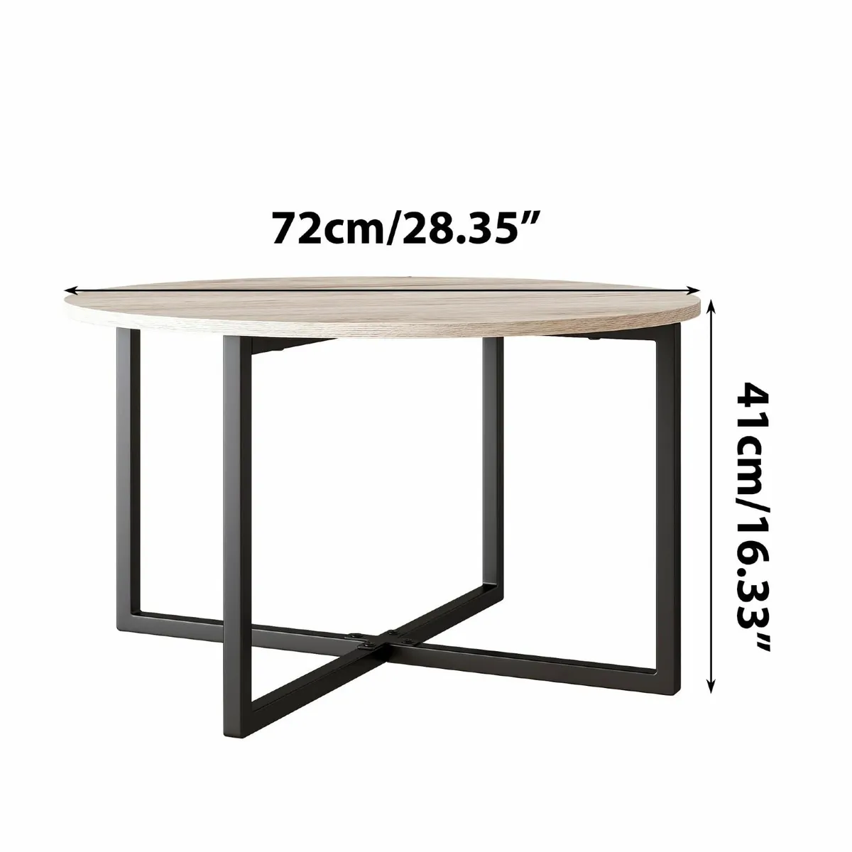 Round Coffee Table Tea End Sofa for Living Room - Image 2