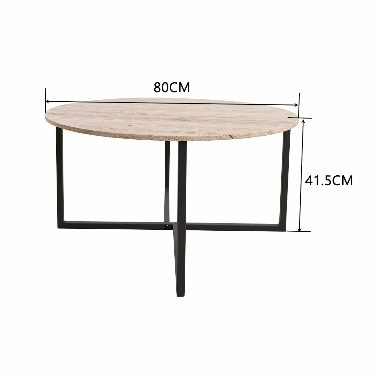 Round Coffee Table Tea End Sofa for Living Room - Image 2