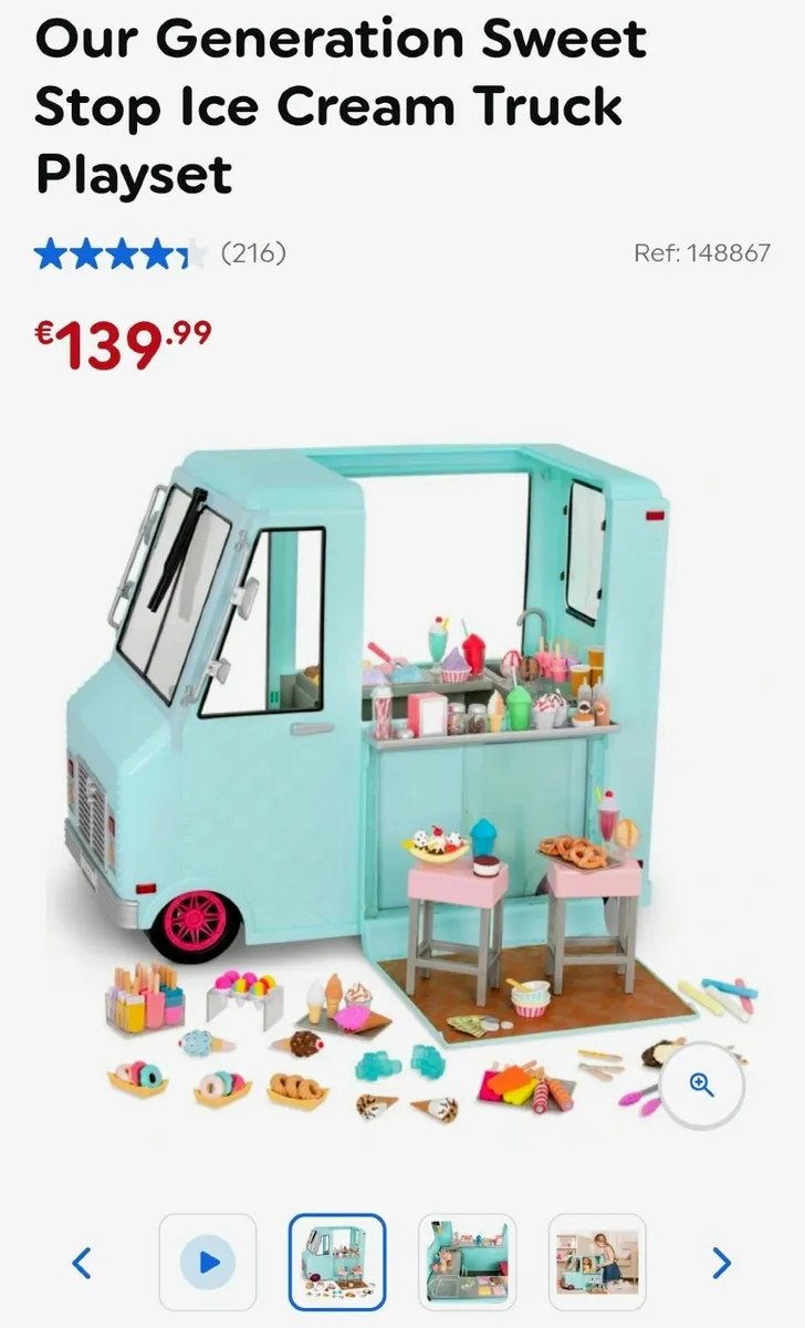 Our Generation Ice Cream Truck + Doll - Image 1