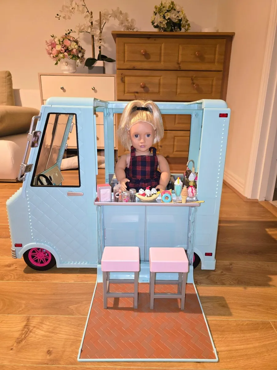 Our Generation Ice Cream Truck + Doll - Image 2