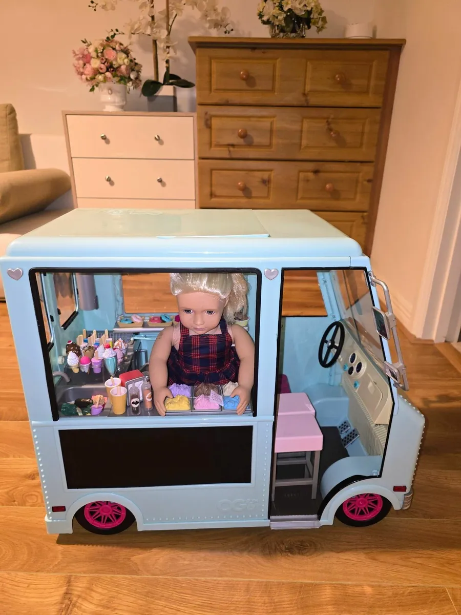 Our Generation Ice Cream Truck + Doll - Image 3
