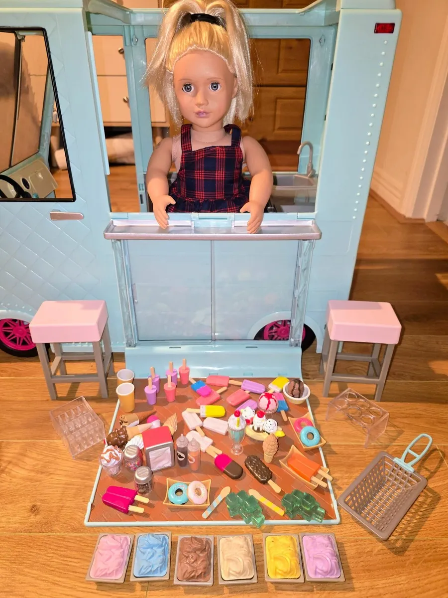 Our Generation Ice Cream Truck + Doll - Image 4