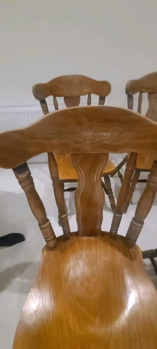 Kitchen chairs x4 - Image 2