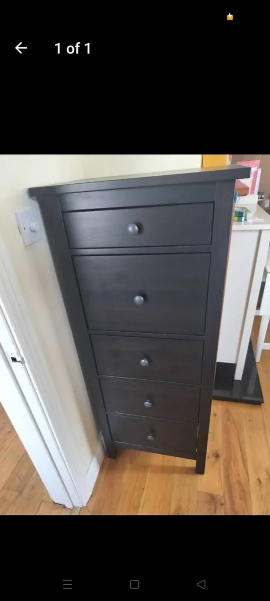 Chest of 5 drawers - Image 1