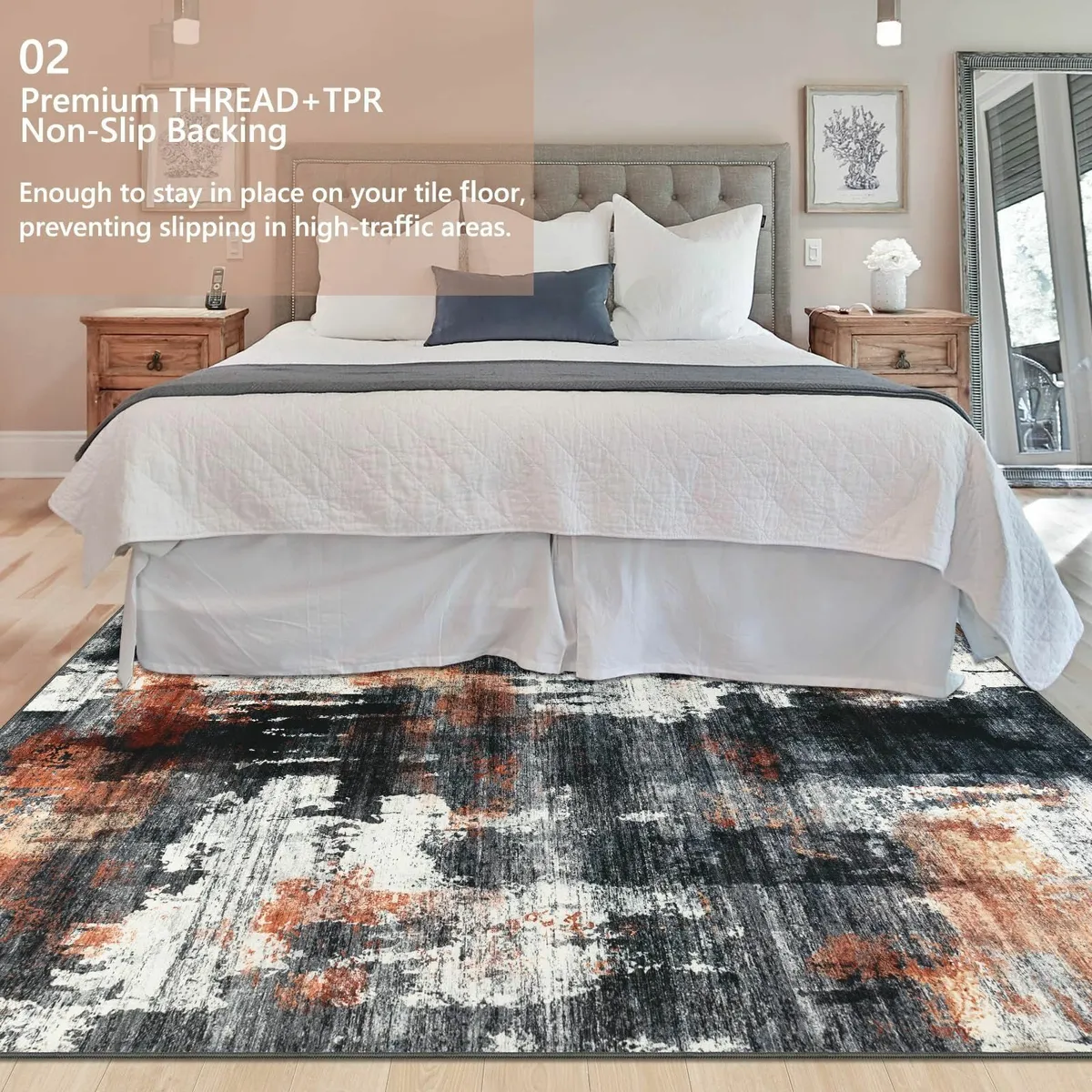 200x300cm Large Modern Abstract Rugs Living Room - Image 4