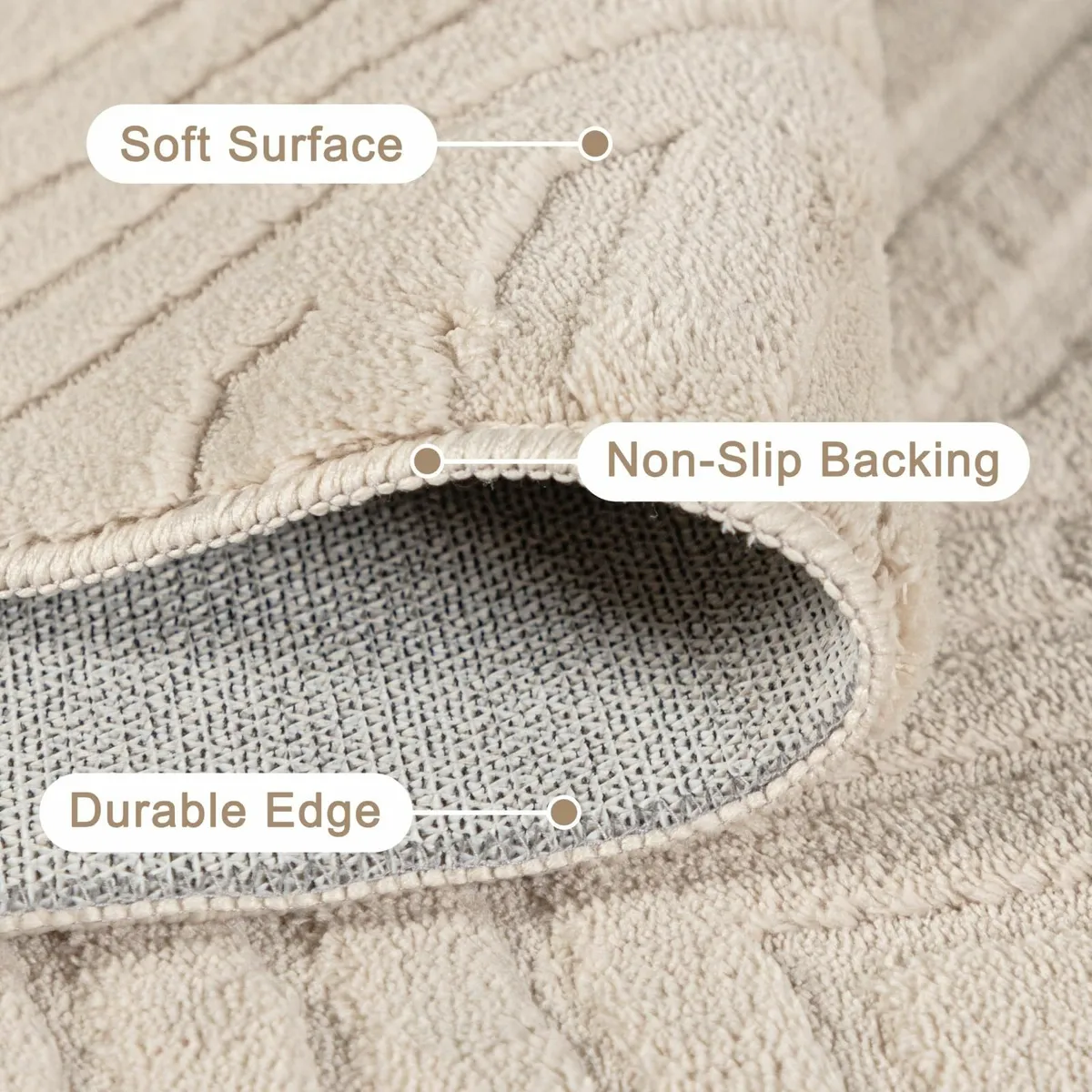 Capslapd Washable Rugs Living Room 160x230cm - Image 3