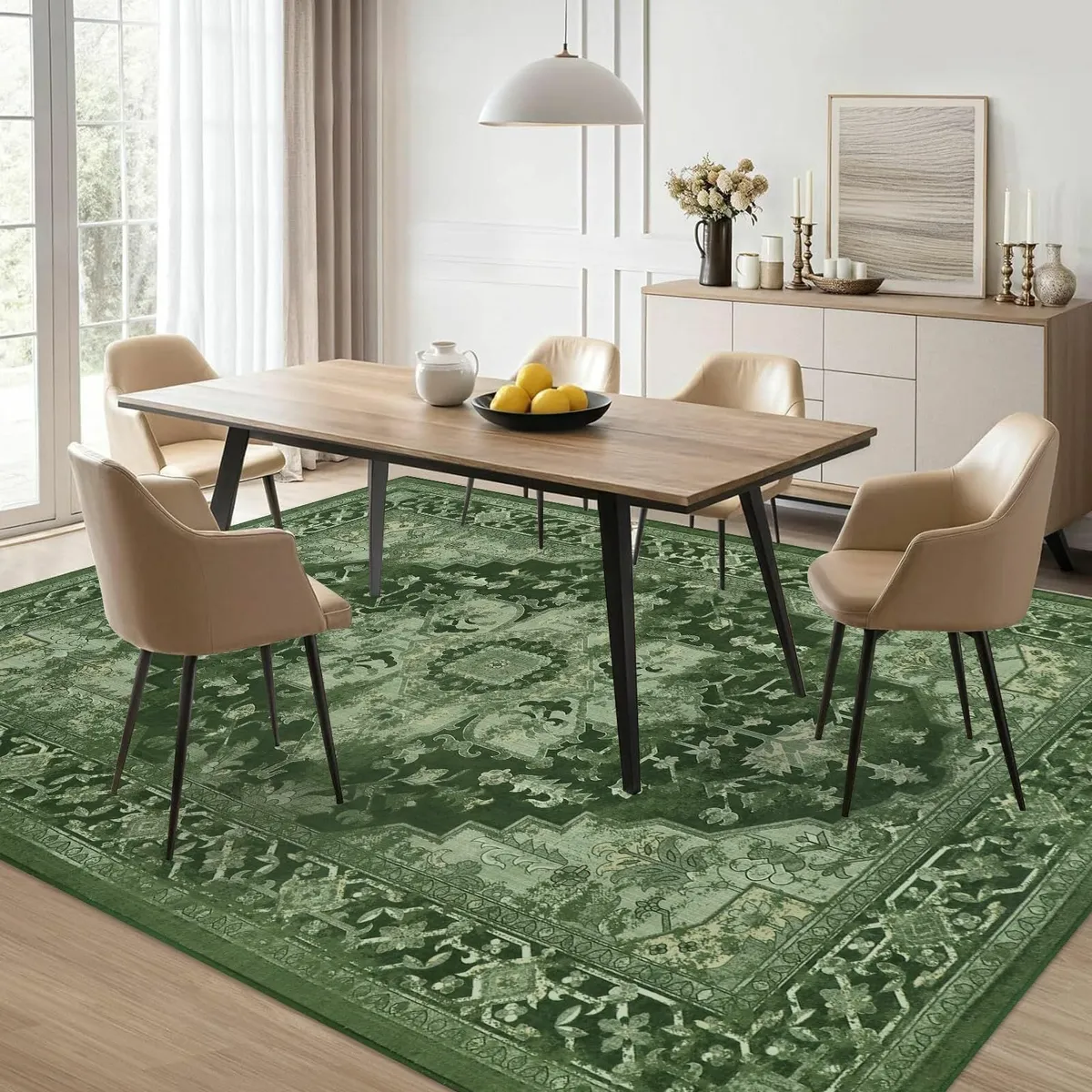 Vintage Rugs Living Room 160x230cm Washable Rug - Image 3