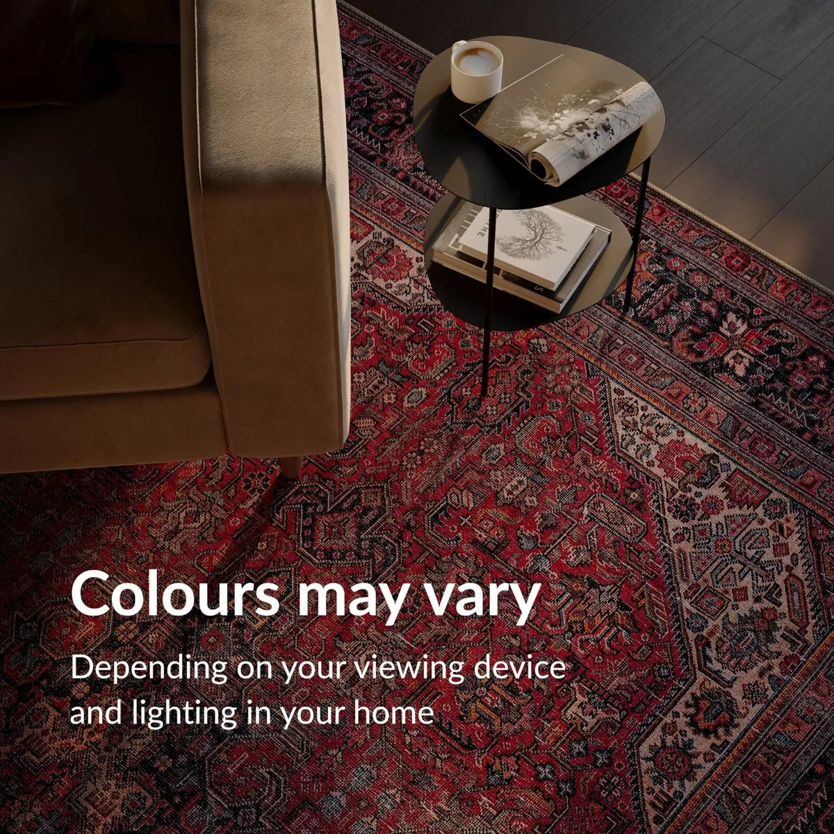 Machine Washable Rug 122x170cm 75% Recycled - Image 4