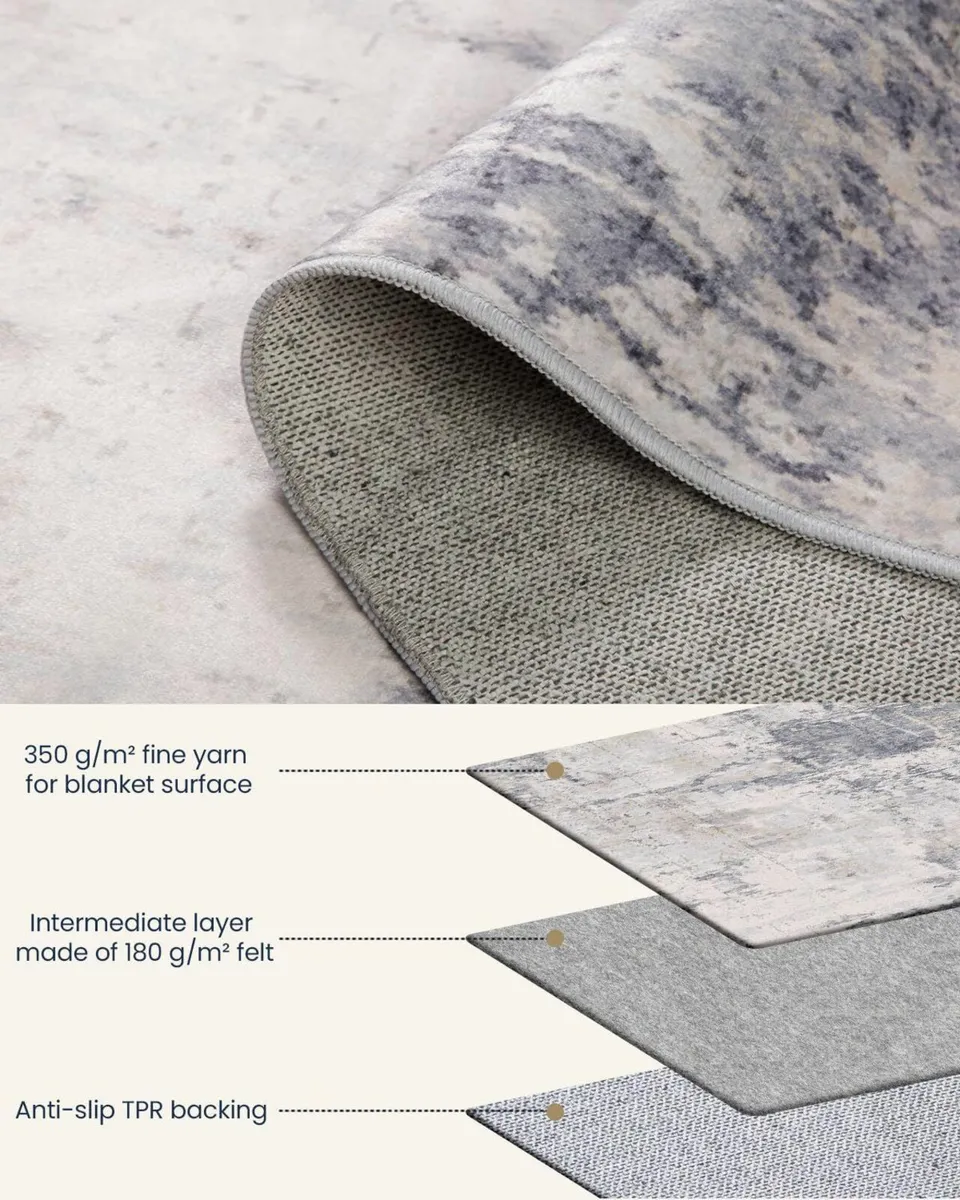 Modern Abstract Rugs Living Room 120x180 cm - Image 2