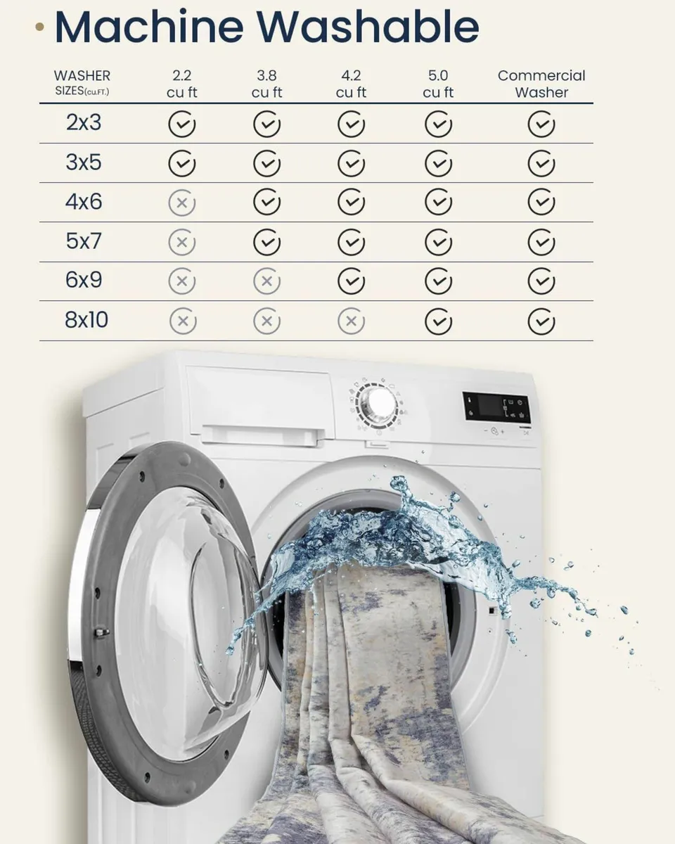 Modern Abstract Rugs Living Room 120x180 cm - Image 4