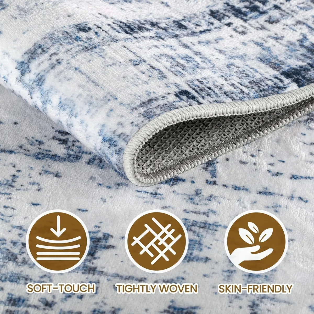 Rugs Living Room 200x300 Large Machine Washable - Image 2