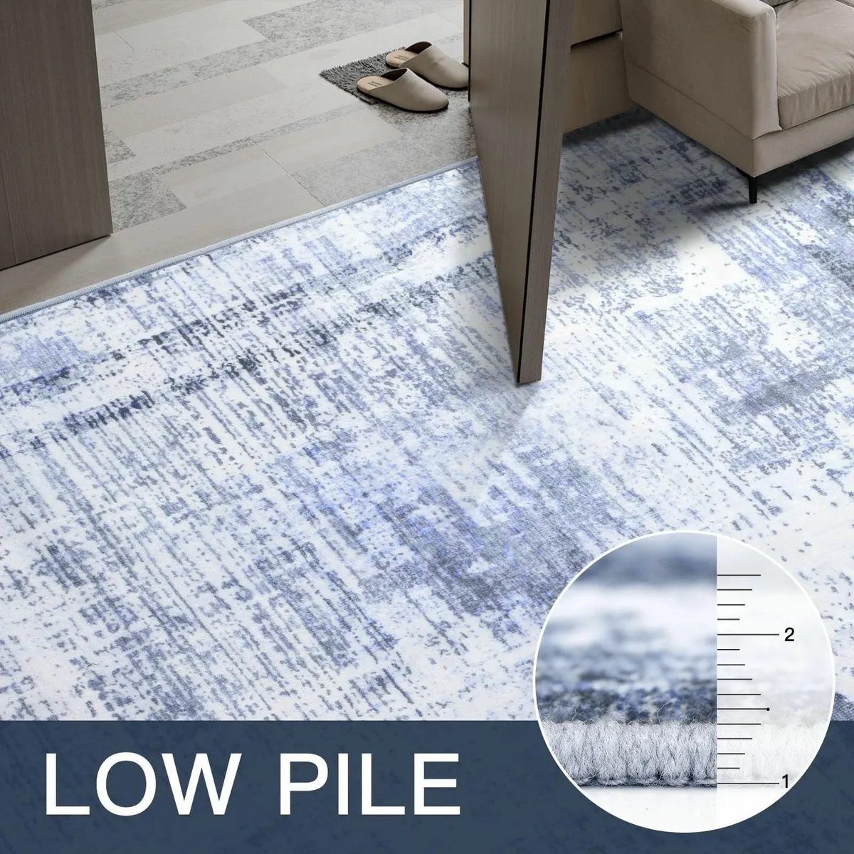 Rugs Living Room 200x300 Large Machine Washable - Image 3