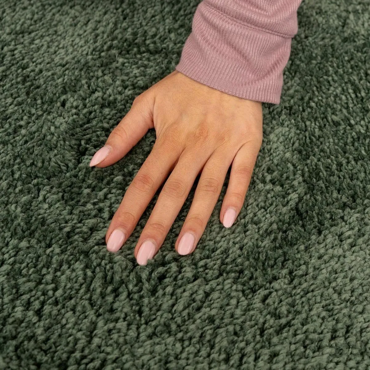 Dark Green Machine Washable Warm Insulating Soft - Image 4