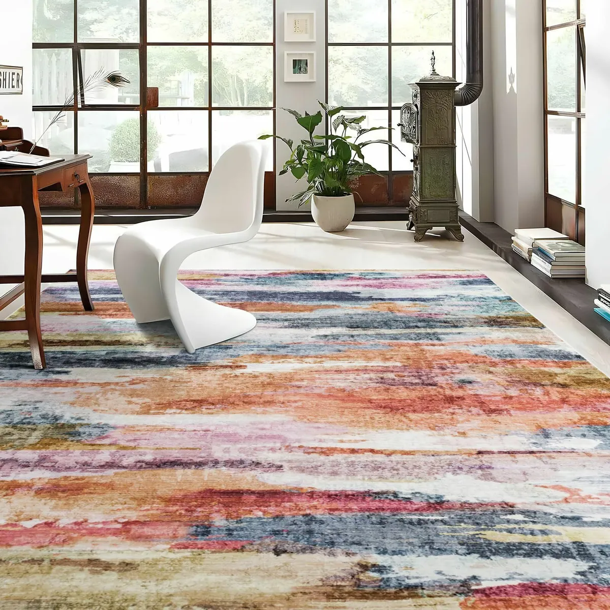 GRAFFIT Washable Rugs for Living Room Modern - Image 2