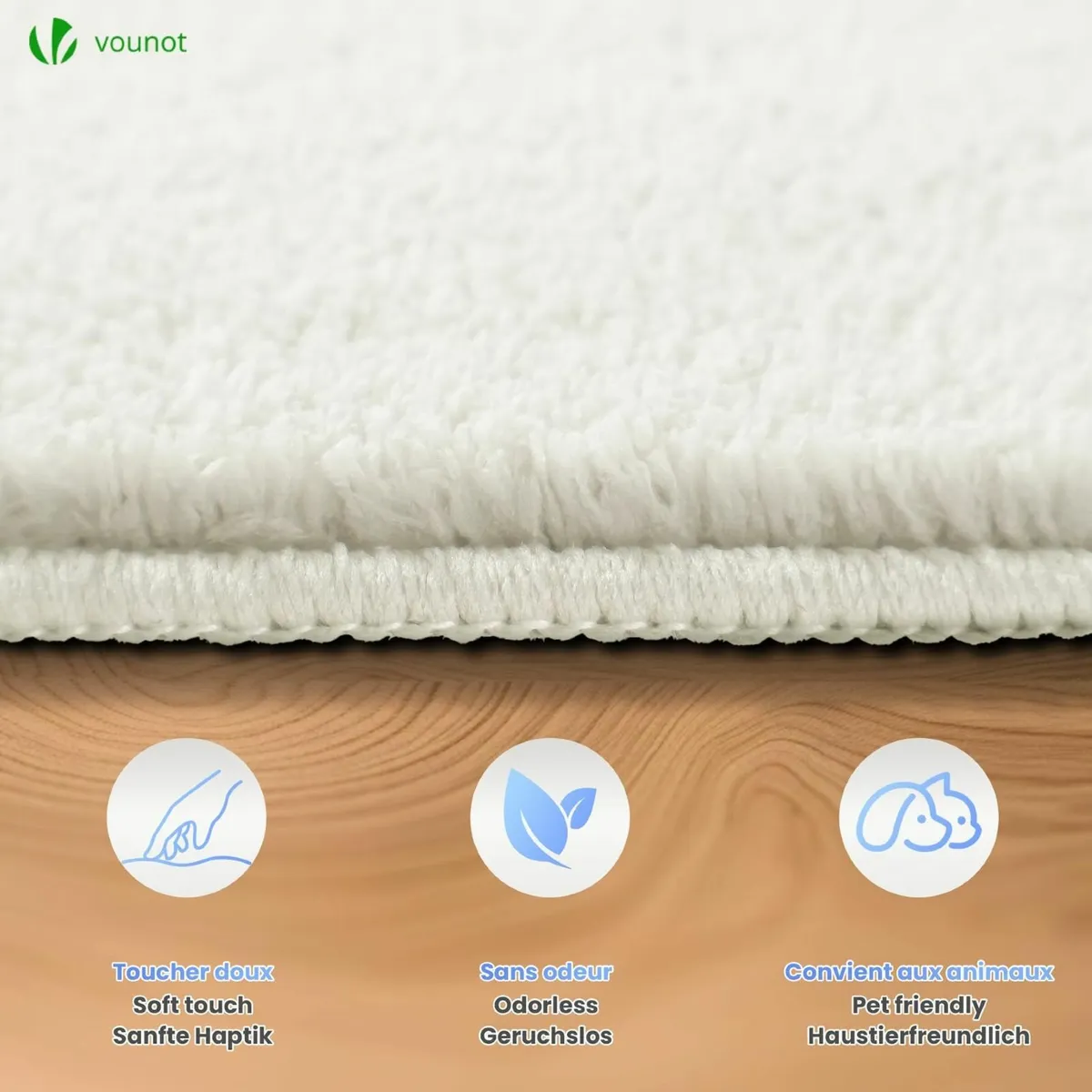 ® Fluffy Rugs for Living Room and Bedroom Soft - Image 2