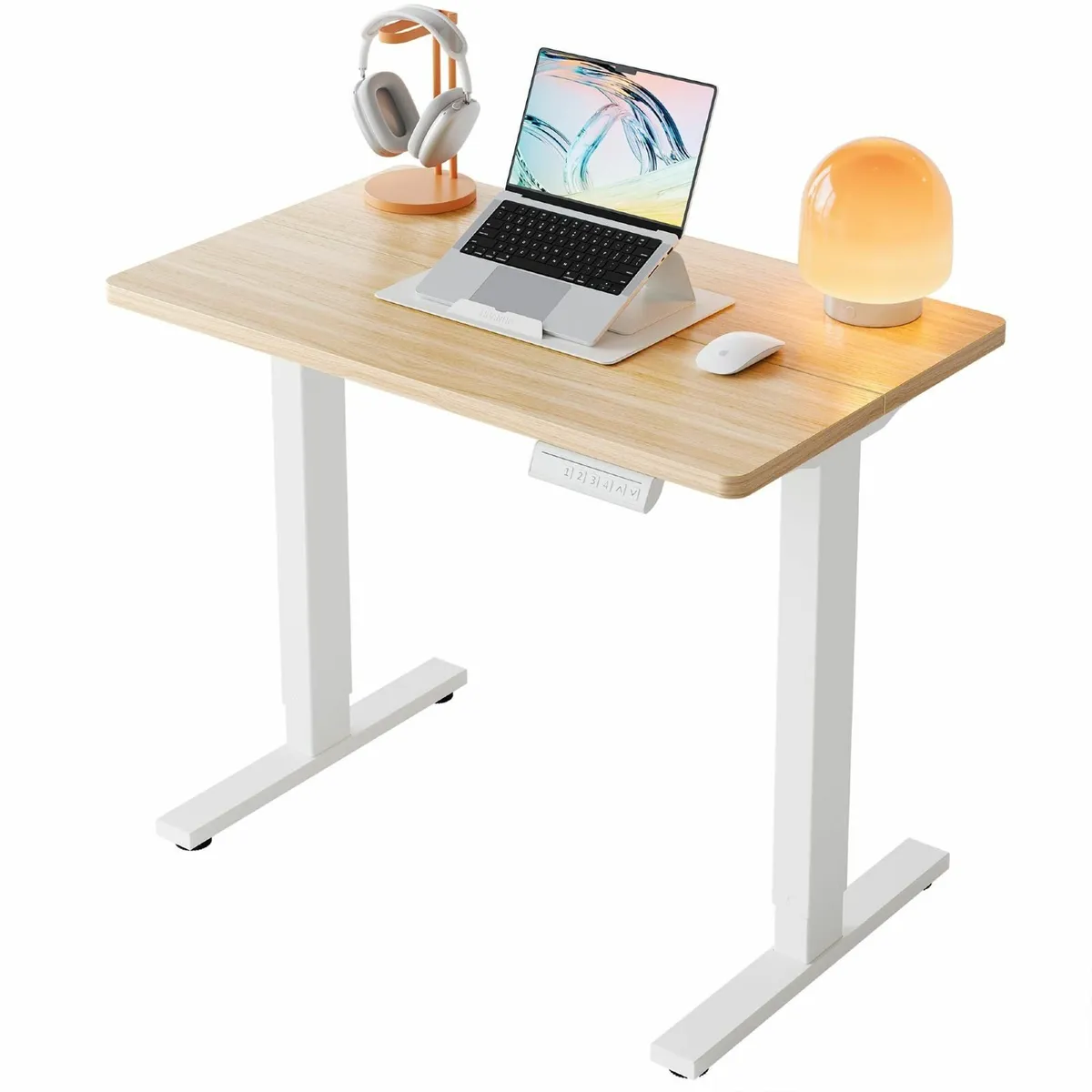 80cm Small Electric Standing Desk Adjustable - Image 1