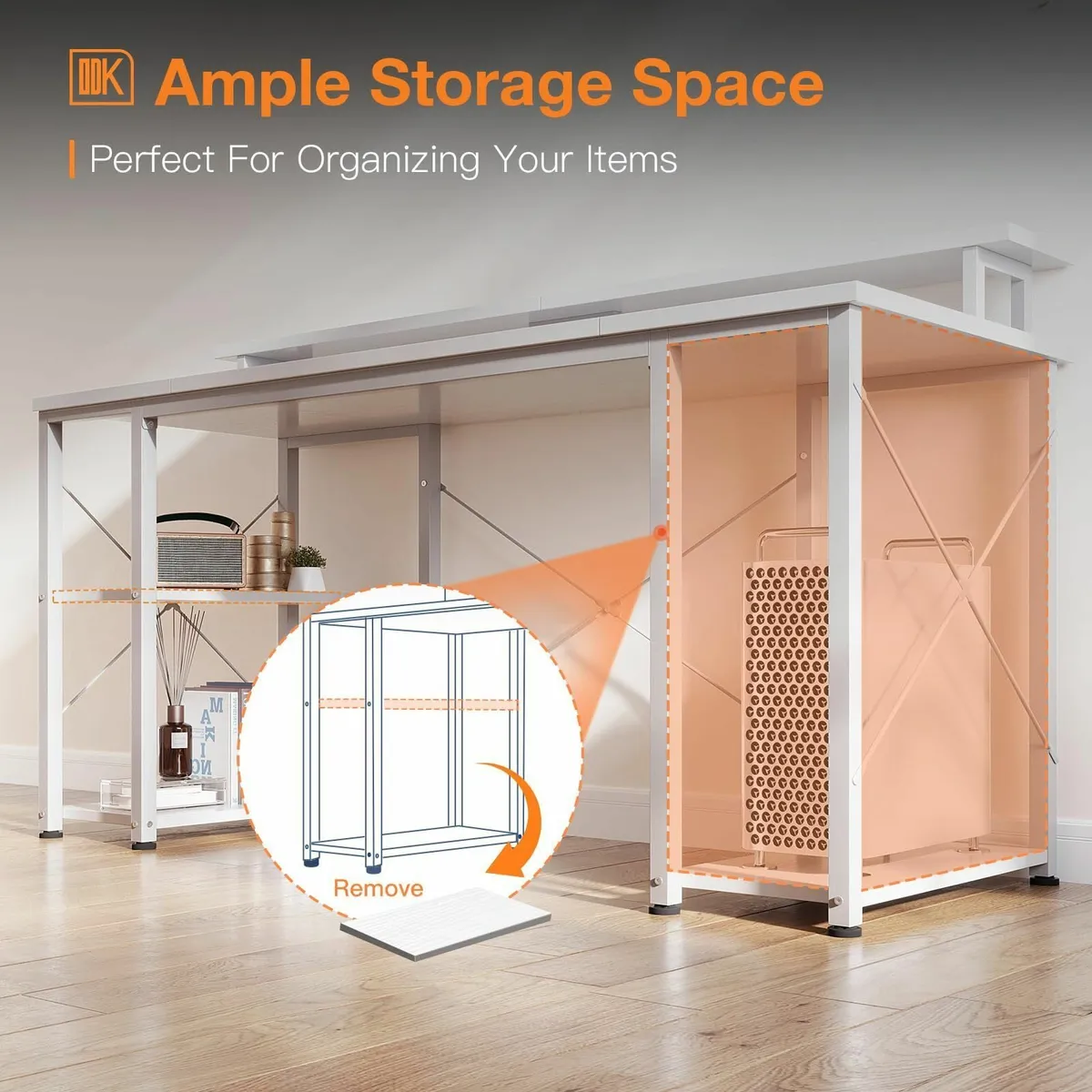 Computer Desk With Monitor Stand 120 x 50 cm - Image 4