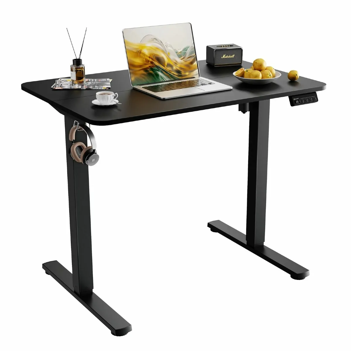 Electric Standing Desk 90x60cm Height Adjustable - Image 1