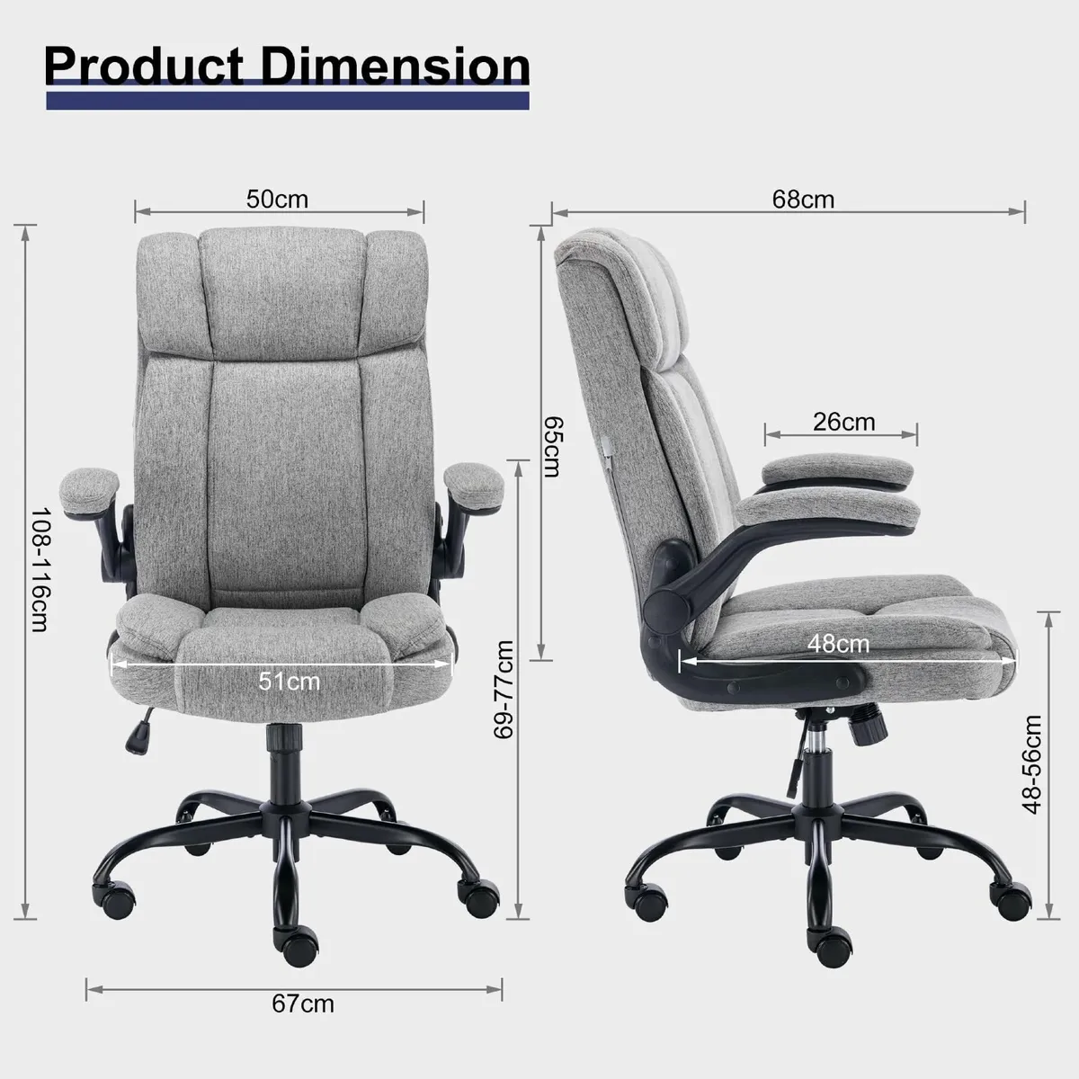 Home Office Chairs High Back Ergonomic Computer - Image 2