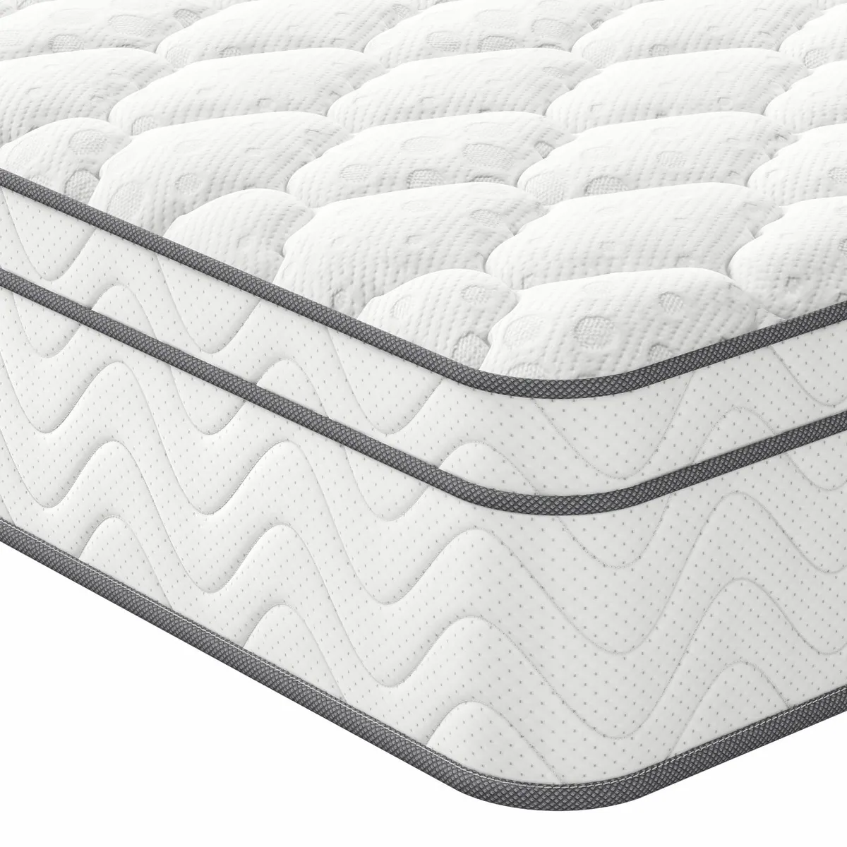 Single Mattress 10.3 Inch Hybrid 3FT with - Image 1
