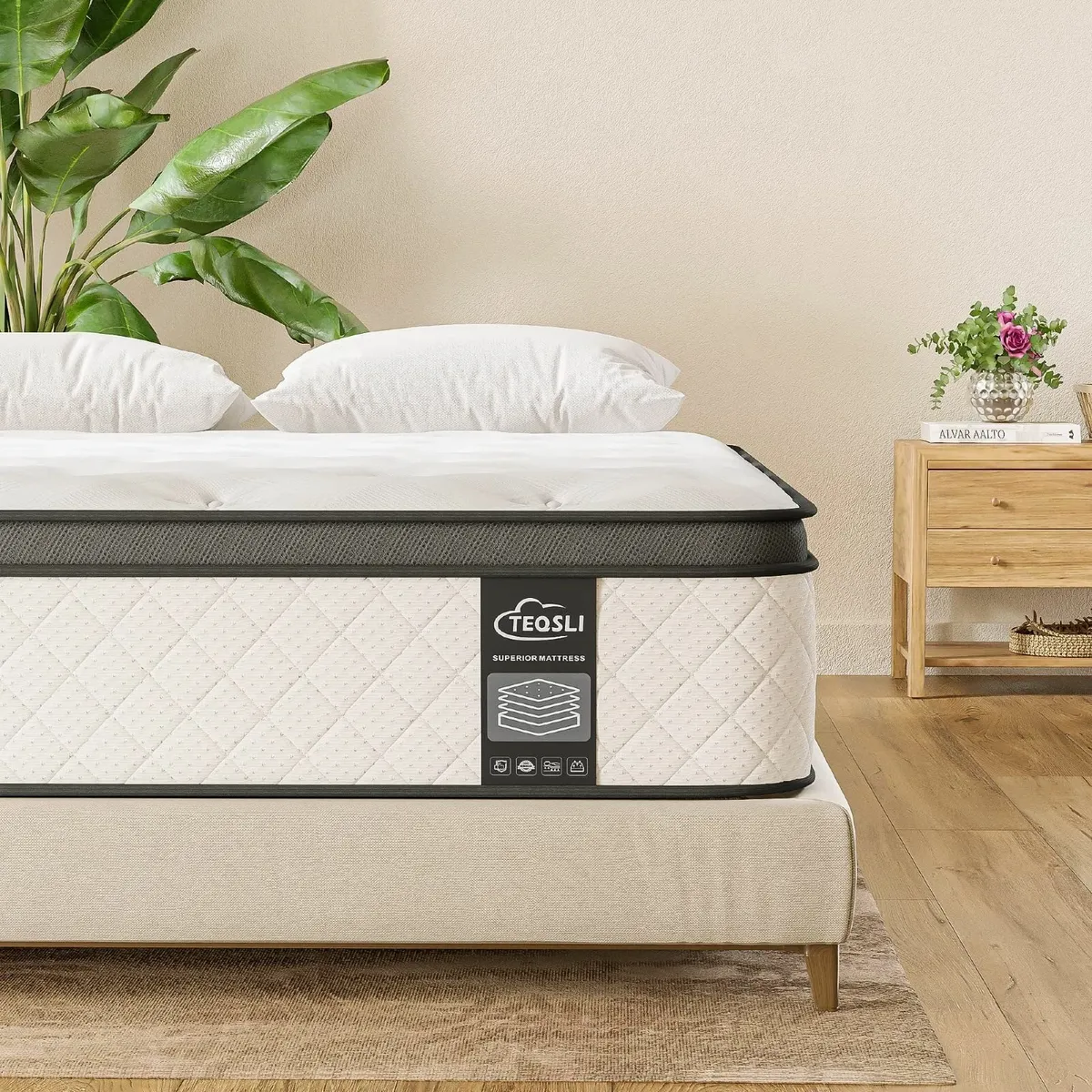 3FT Single Mattress 10 Inch Gel Memory Foam - Image 1