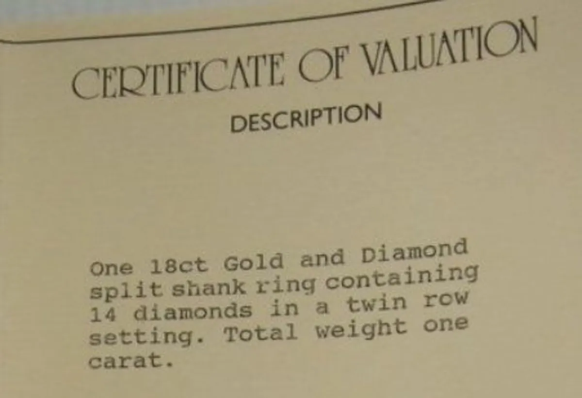 Vintage 18ct Gold & Diamond Ring - Image 2