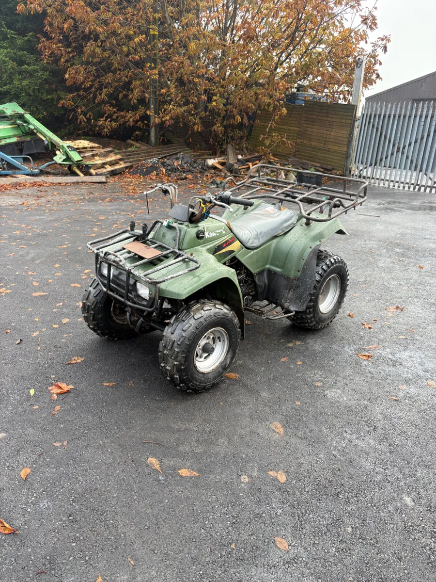 Kawasaki KLF 220 quad bike - Image 1