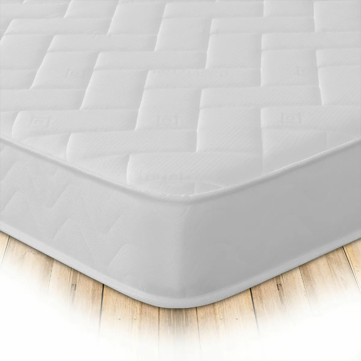 Quilted Brick Sprung Hybrid Small Single Mattress - Image 1