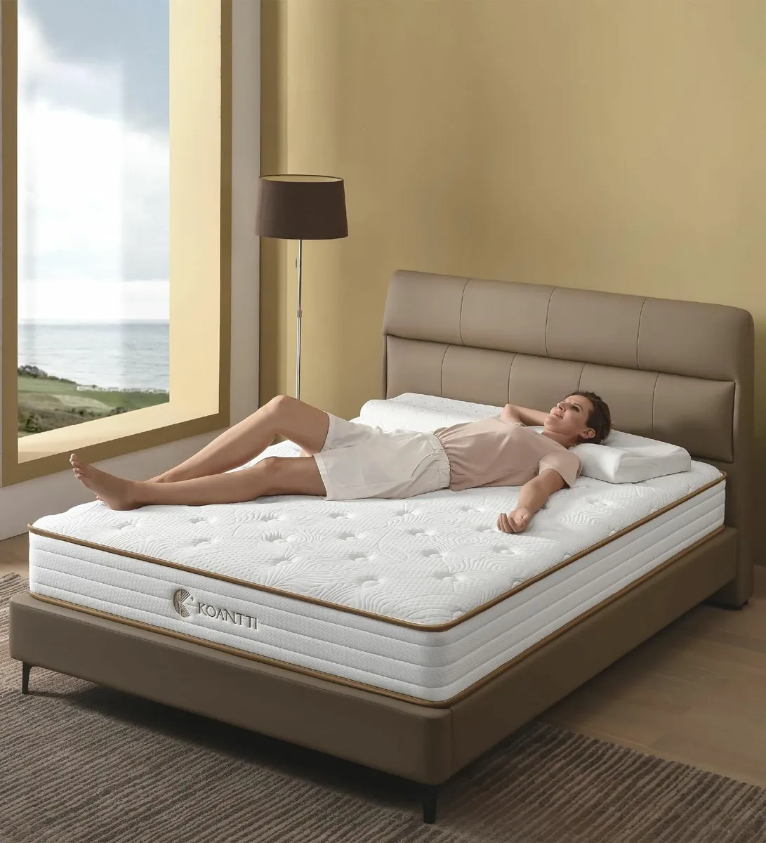 20cm Thick Memory Foam Hybrid Mattress Pocket - Image 2