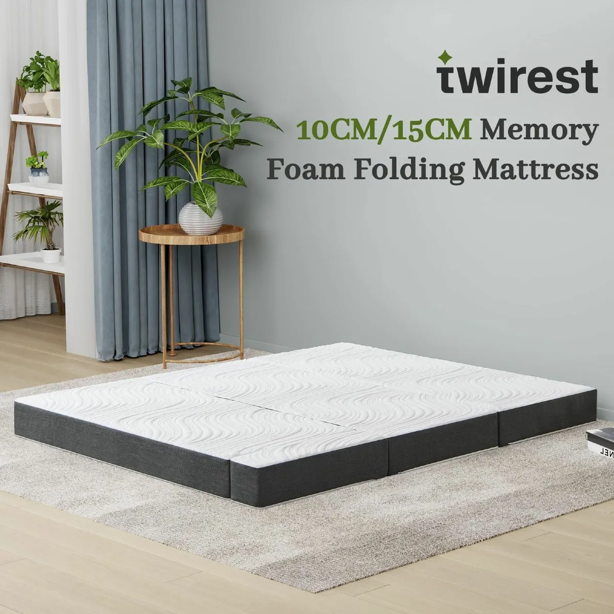Folding Mattress 120x190x10 Small Double Foldable - Image 4