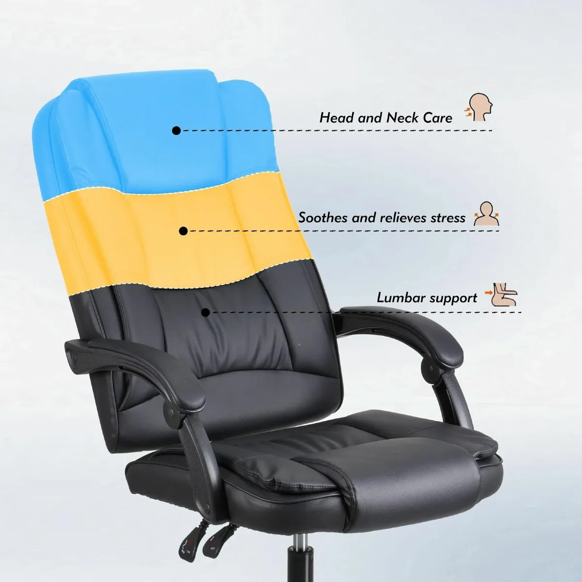 .High-back ergonomic office swivel chair executive - Image 4