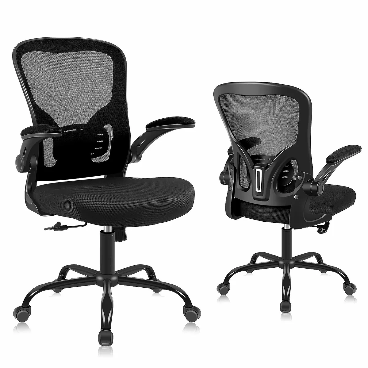 Office Chair Breathable Mesh Swivel Desk Lumbar - Image 1