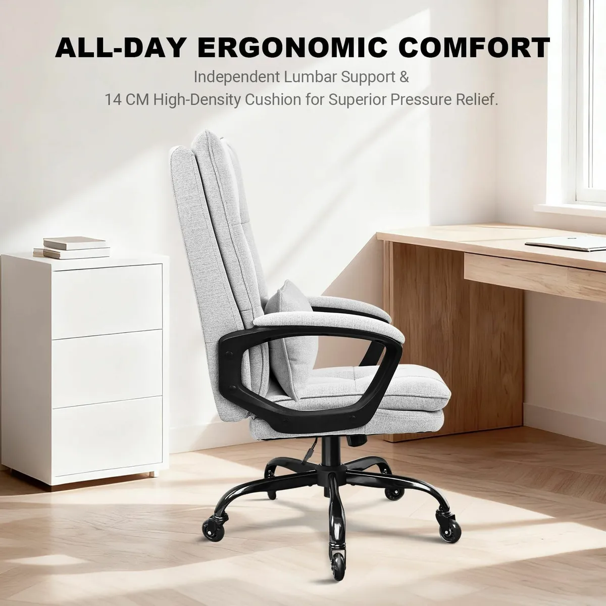 Ergonomic Executive Office Chair Computer Desk - Image 3