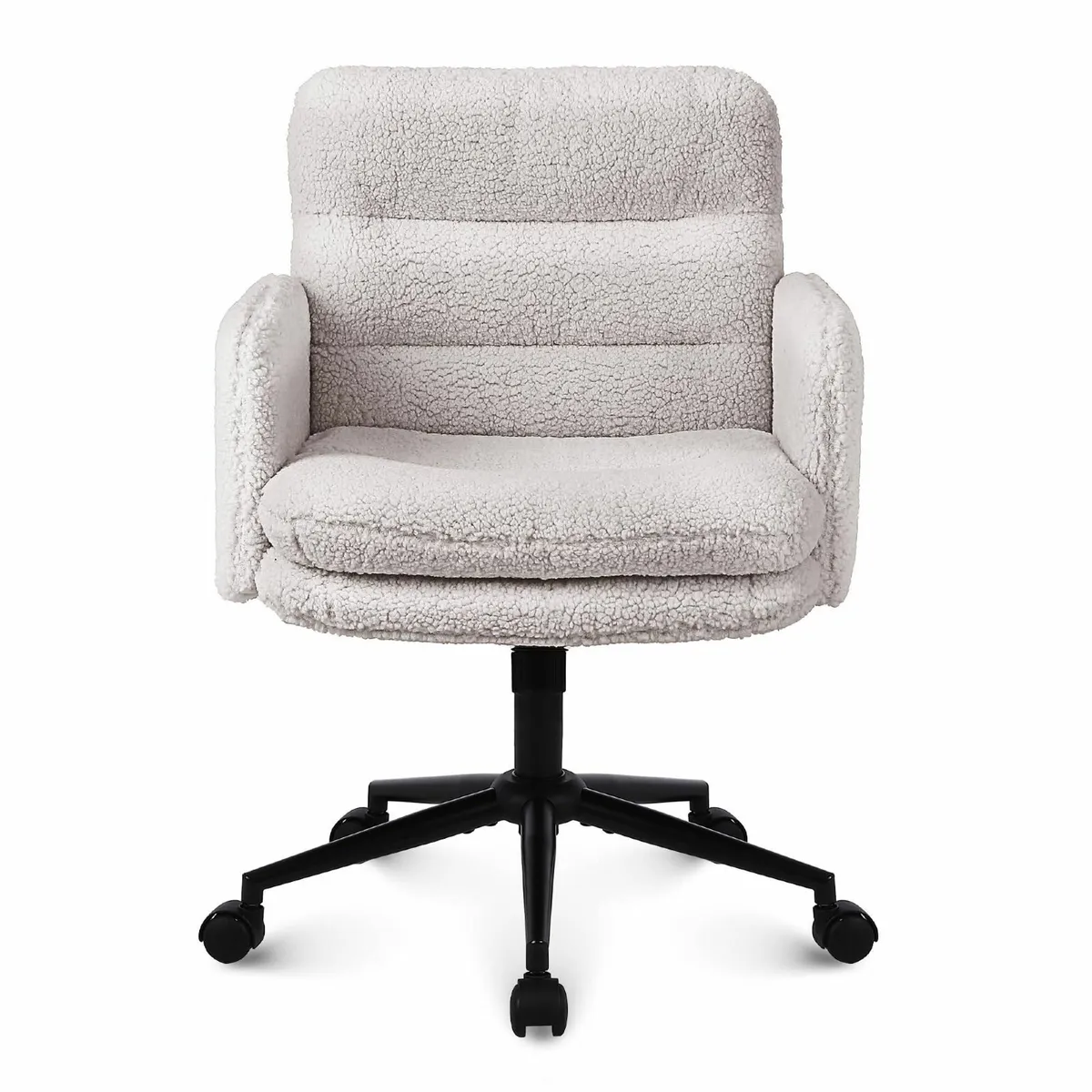 Office Chairs for Home Faux Cashmere Desk Chair - Image 1