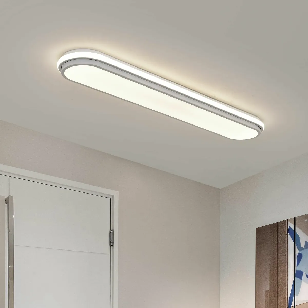 Smart LED Ceiling Light 92cm Dimmable Modern - Image 1