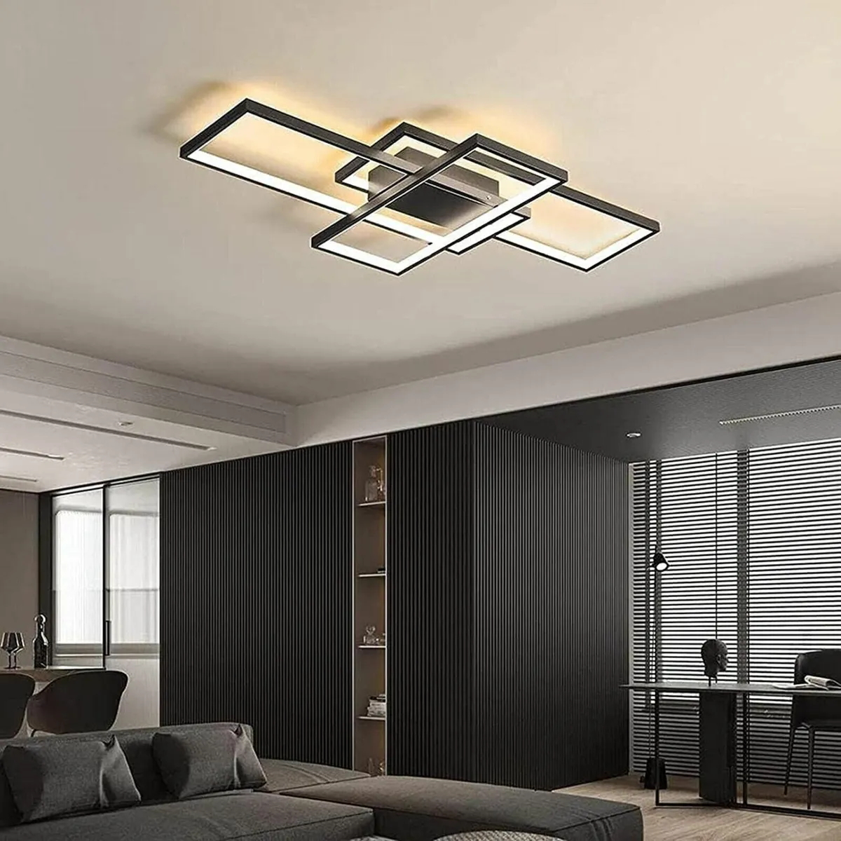 LED Ceiling Light 45W Modern Dimmable Lighting - Image 4
