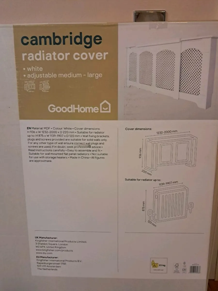 Cambridge Radiator Cover - Image 2