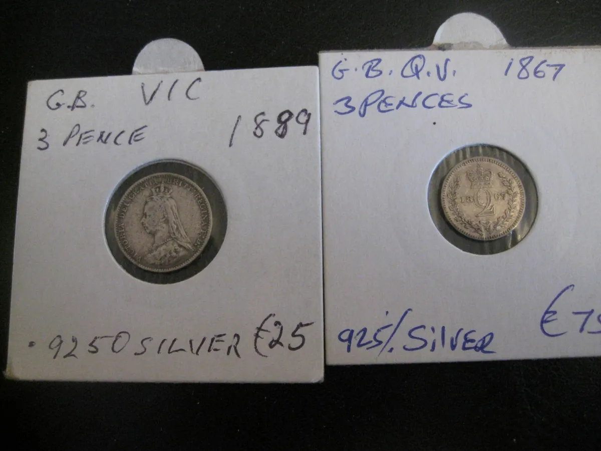 GB 3 Pence Coins - Various Prices - Image 2