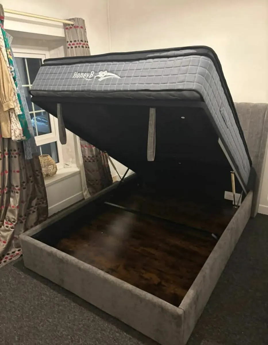 Brand New ottoman storage beds free delivery 🚚 - Image 1