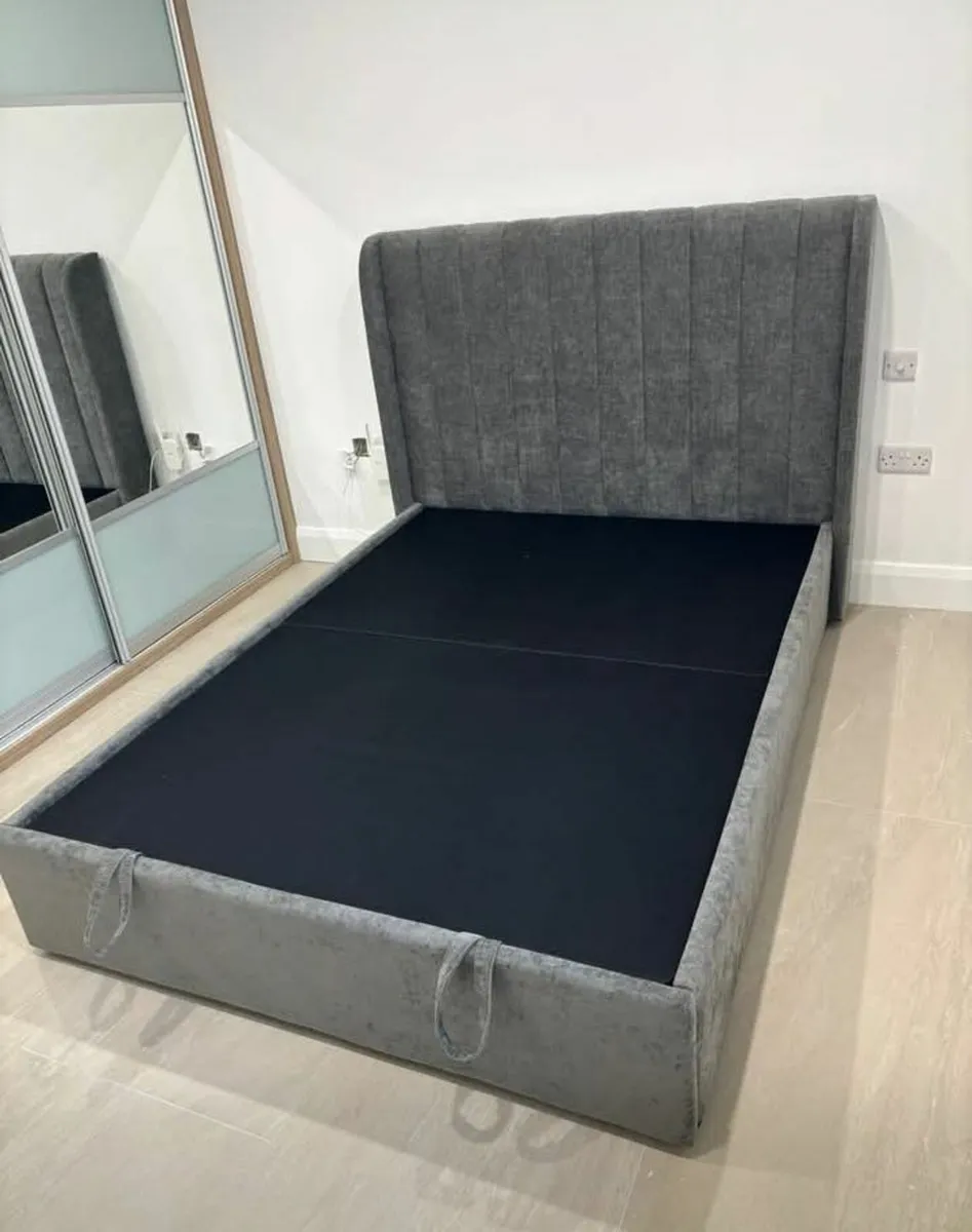 Brand New ottoman storage beds free delivery 🚚 🚚 - Image 1