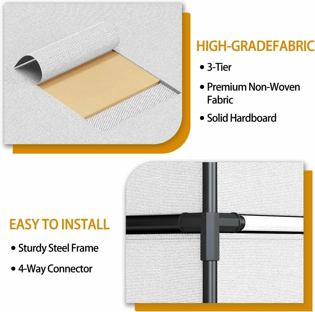 Chest of Drawers Bedroom Storage Unit Sturdy - Image 4