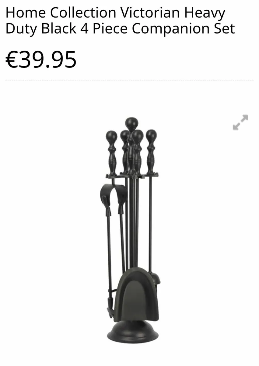 New Quality cast Iron fireplace set - Image 2