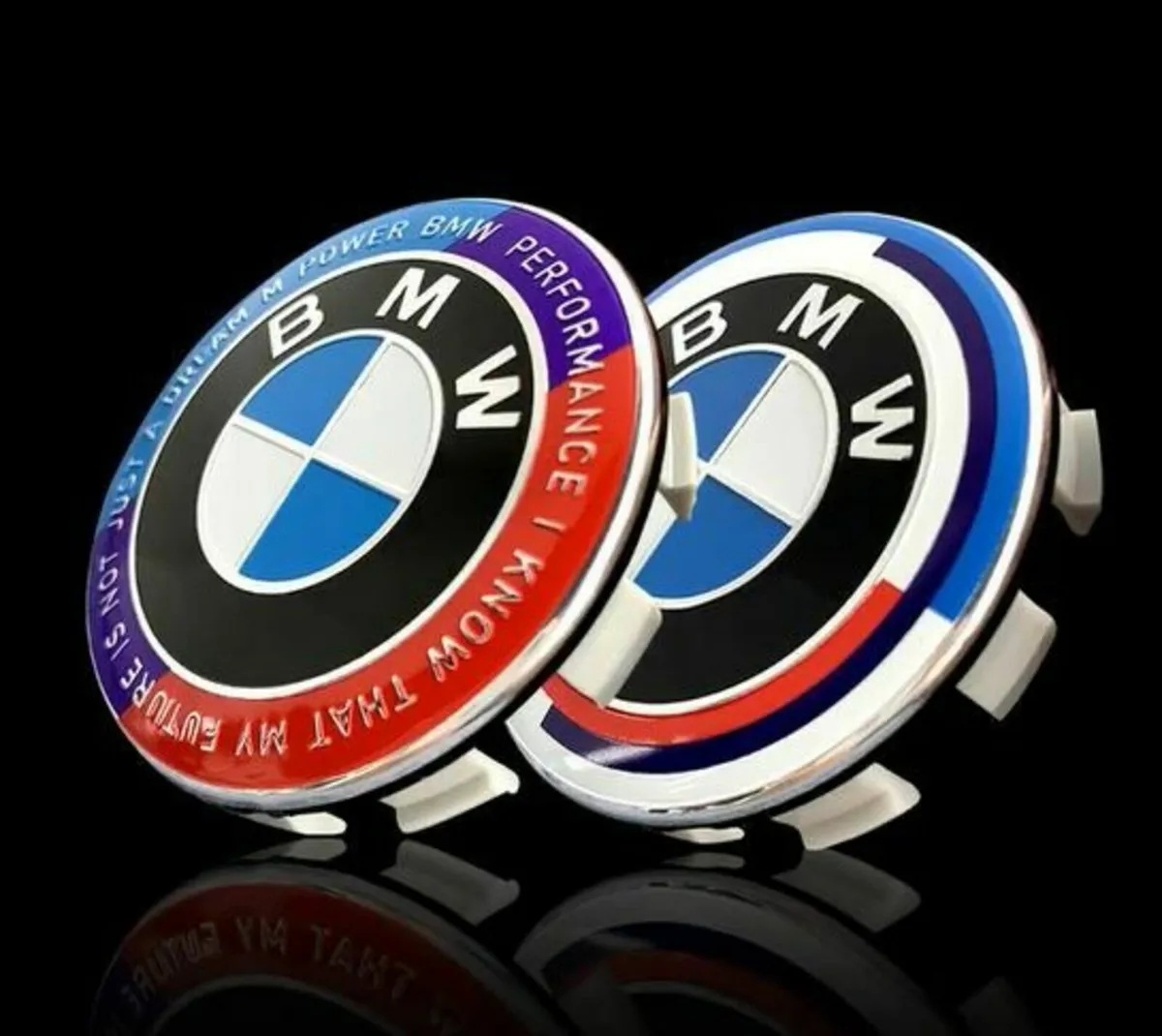 BMW 50th Anniversary Centre Caps - FREE POST - Image 1